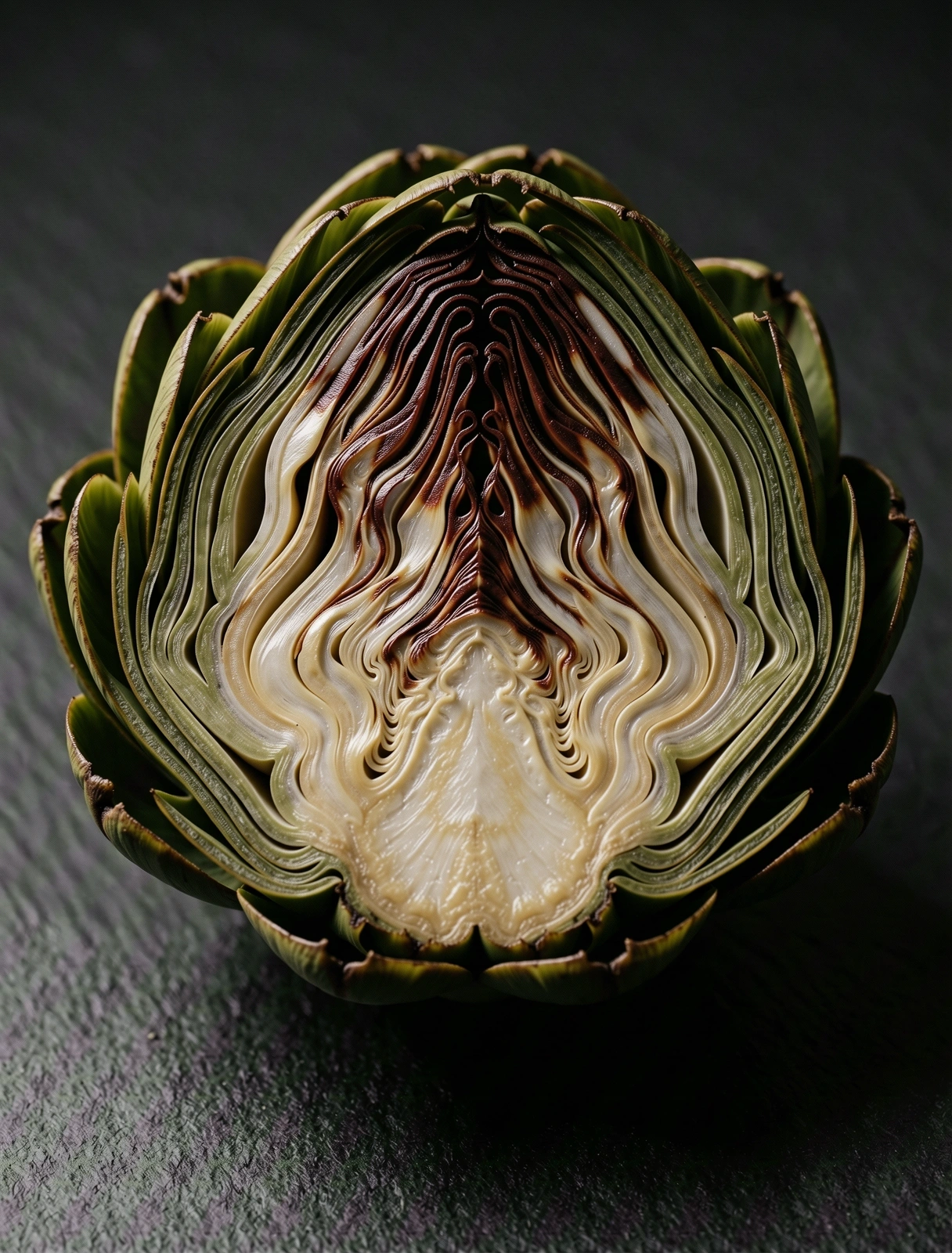 Botanische Struktur im Detail